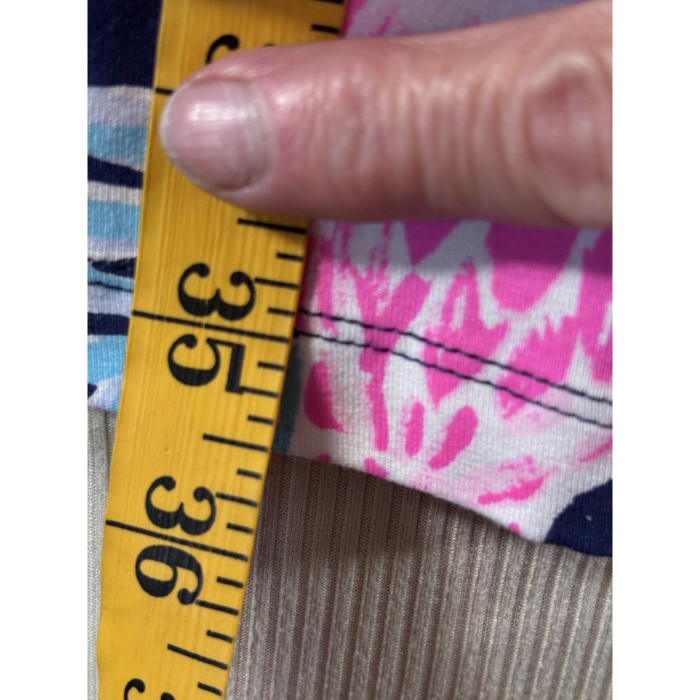 Lilly Pulitzer Raina‎ Multi Garden Get A Way  3/4 Bell Sleeve Dress S  Designer - Picture 9 of 10